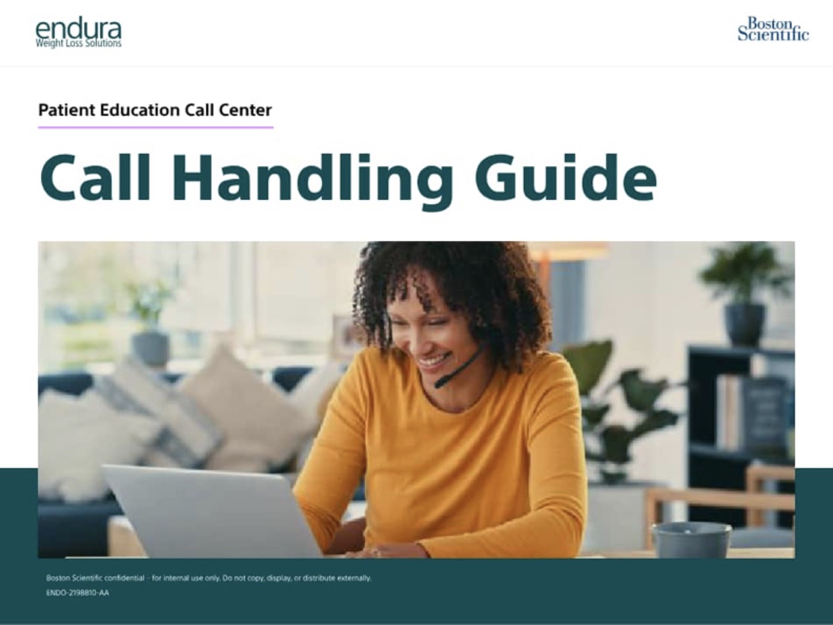 Cover of the Patient Education Call Center Call Handling Guide